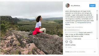 Ex-apresentadora do SBT e esposa de Joesley Batista visita a Chapada