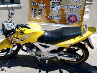 Moto com chassi adulterado