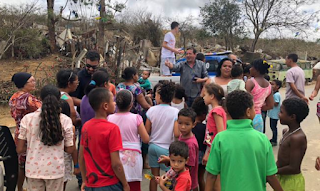 Distribuição de brinquedos