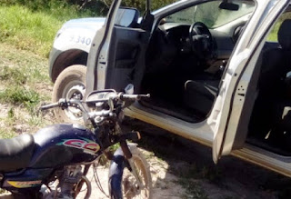 Polícia recupera moto roubada