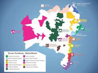 Mapa Turístico Brasileiro