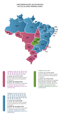 Celulares irregulares na Bahia