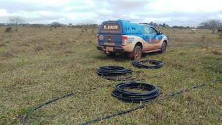 Fios de cobre de telefônicos