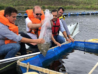 Presidente da Bahia Pesca visita projeto de piscicultura em Itaetê; mais de 300 famílias serão beneficiadas