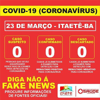 Entradas da cidade para combater o Coronavírus