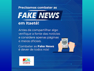 Itaetê atua para combater fake news