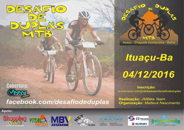 Desafio de Duplas MTB em Ituaçu