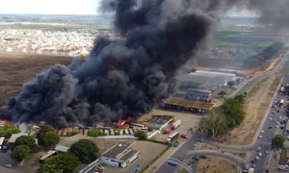 Viação Novo Horizonte tem 85 veículos destruídos pelo fogo em Vitória da Conquista