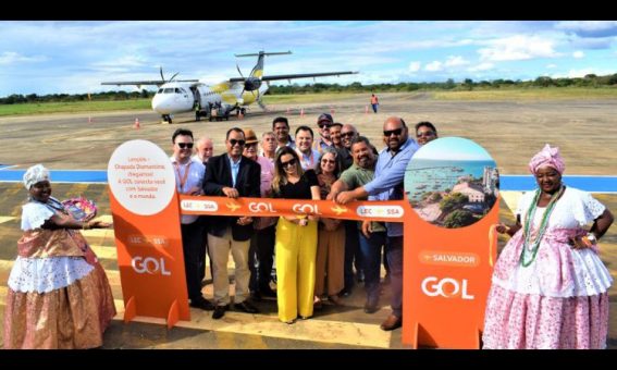 Gol faz voo inaugural entre Salvador e Lençóis, na Chapada Diamantina