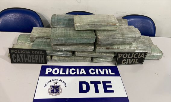 Polícia apreende 23 kg de maconha e prende homem por tráfico na Chapada Diamantina