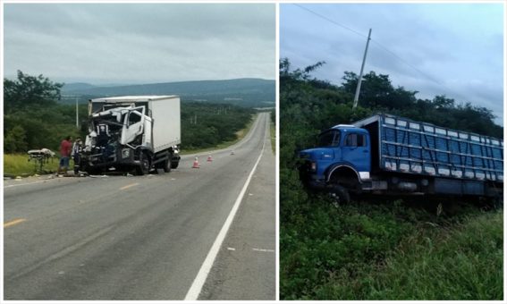 Jovem fica preso às ferragens após grave acidente na BA-262 em Aracatu