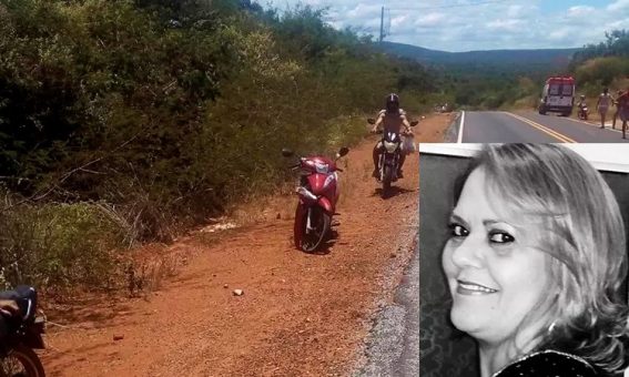 Servidora pública de Caculé morre em acidente de moto na BA-617