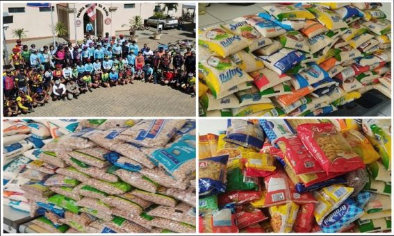 Pedal Solidário em Maracás arrecada três toneladas de alimentos para afetados pelas chuvas