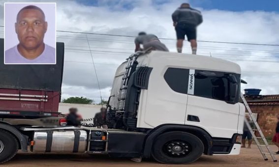 Carreteiro é encontrado sem vida na boleia da sua carreta na Chapada Diamantina