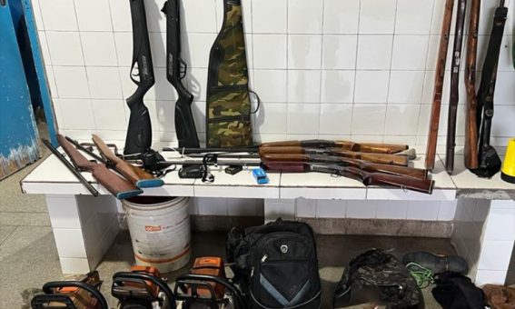 Cippa Lençóis apreende 12 armas e desarticula grupo de caçadores