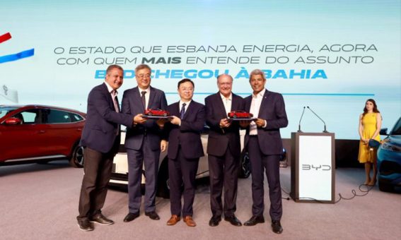 Lançamento das fábricas da BYD em Camaçari marca início de novo capítulo na indústria automobilística brasileira