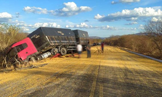 Motorista com sinais de embriaguez é preso após causar acidente na Chapada Diamantina