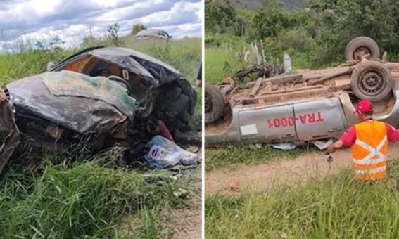 Grave acidente na Chapada Diamantina deixa quatro pessoas feridas