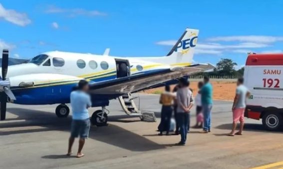 Paramirim: Paciente com síndrome respiratória aguda grave é transferida em UTI aérea