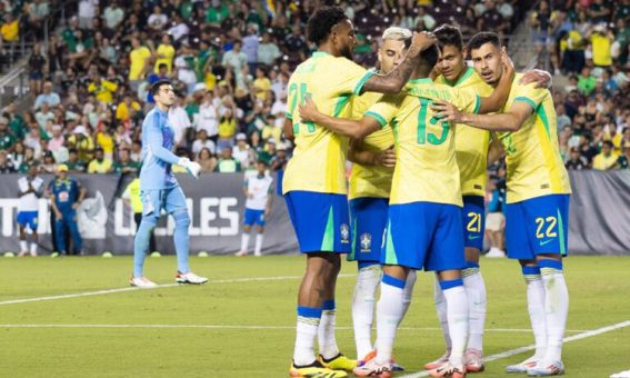 Brasil derrota México por 3x2 em amistoso da Copa América