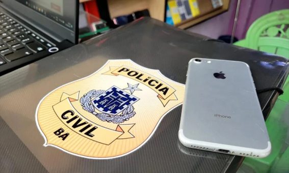 Polícia Civil realiza operação no Shopping Popular de Conquista e recupera iPhone roubado