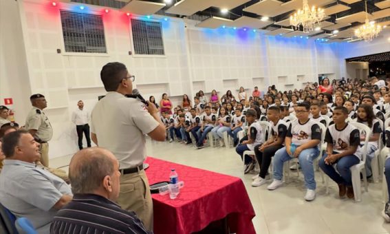 46ª CIPM realiza cerimônia de formatura do PROERD com participação de 309 alunos