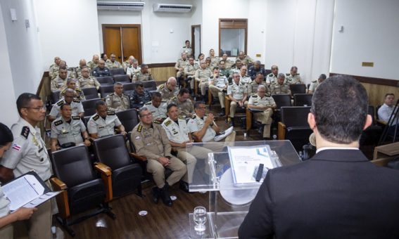 PM realiza palestra de capacitação da tropa para as eleições