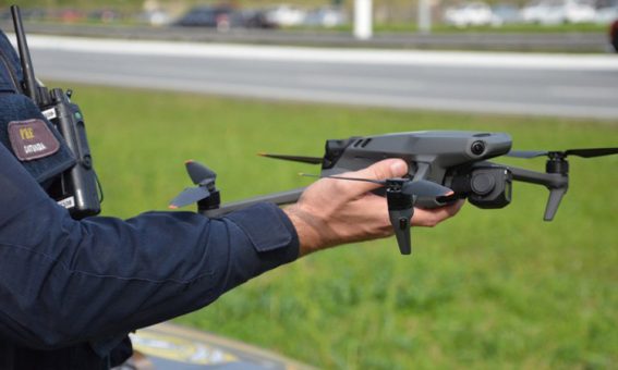 PRF passa a usar drones para multar motoristas em rodovias federais