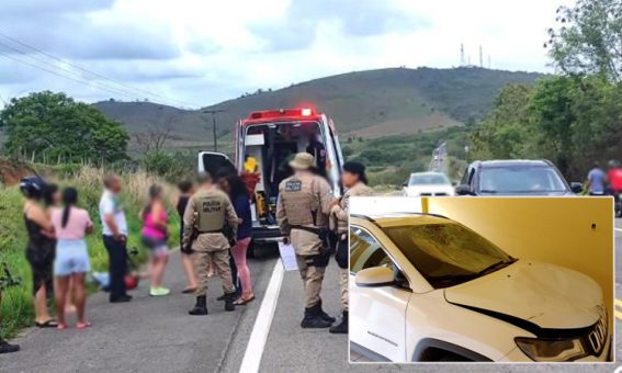 Ciclista morre atropelado na BA-263; condutora do veículo é identificada e presa