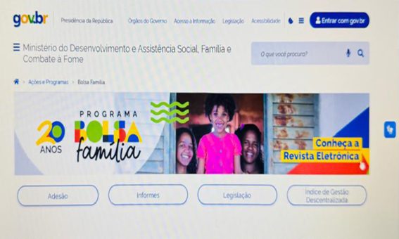 Pagamento do Bolsa Família começa no próximo dia 20 de Janeiro