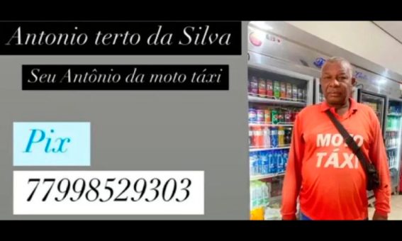 Mototaxista tem moto destruída por incêndio e moradores iniciam campanha solidária