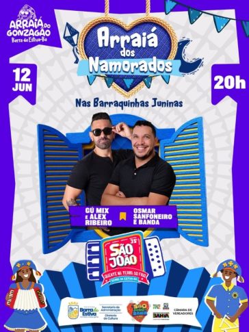 Prefeitura de Barra da Estiva promove Arraiá dos Namorados
