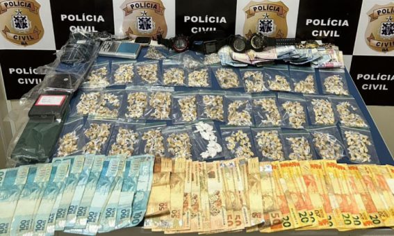 Polícia Civil prende duas mulheres com mil pedras de crack em Vitória da Conquista