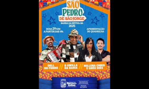 Barra da Estiva entra no clima do São Pedro com festa no povoado de São Jorge