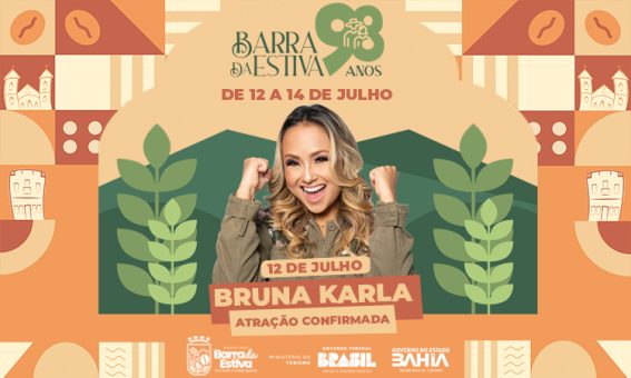 Celebração dos 98 anos de Barra da Estiva começa com show de Bruna Karla