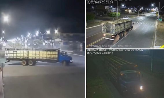 Caminhão localizado