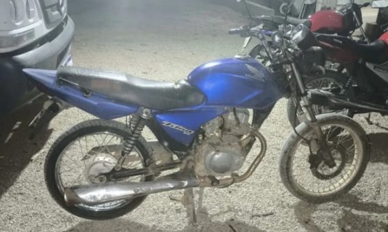 Motocicleta apreendida