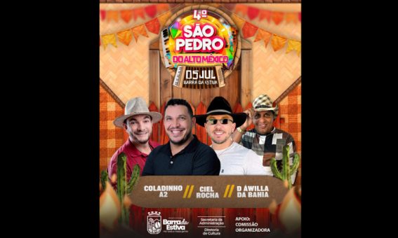 Barra da Estiva se prepara para o 4º São Pedro do Alto México, no dia 5 de julho