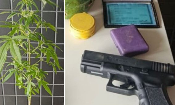 Simulacro de arma de fogo