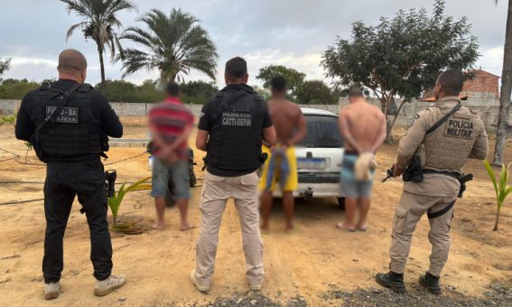 Homens são presos em Jacobina