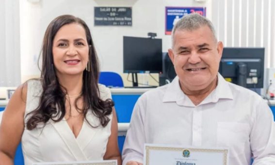 Erica Brito e Ueliton Valdir