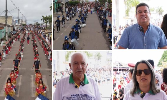 Desfile cívico em Barra da Estiva