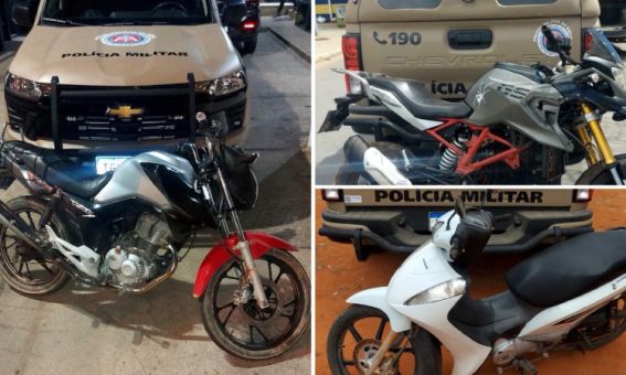 Motocicletas apreendidas