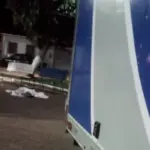 Homem é morto e mulher é baleada.