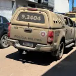 Viatura PM em Barra da Estiva