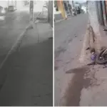 Acidente com motocicleta