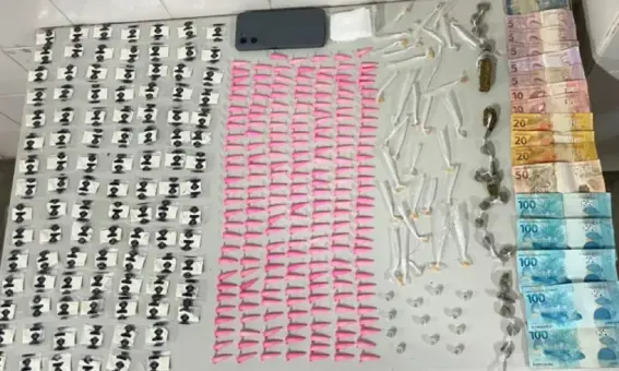 300 porções de drogas