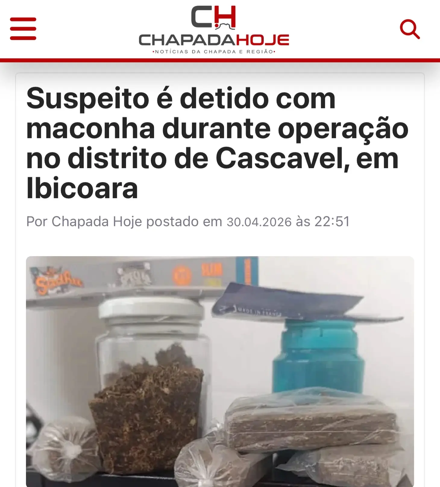 Suspeito é detido com maconha durante operação no distrito de Cascavel, em Ibicoara

Veja a matéria completa no site chapadahoje.com.br 📲

🌐 Link na Bio

#chapadahoje #noticias #cascavel #ibicoara