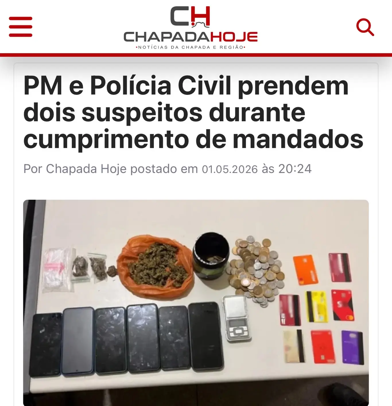 PM e Polícia Civil prendem dois suspeitos durante cumprimento de mandados

Veja a matéria completa no site chapadahoje.com.br 📲

🌐 Link na Bio

#chapadahoje #noticias #itaberaba