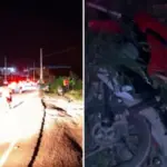 Acidente de moto na BA-142